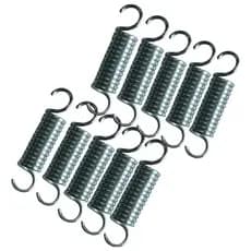 Kit Com 10 Molas Para Jump Profissional De 8 Cm Feita Aço Trampolim Fitness
