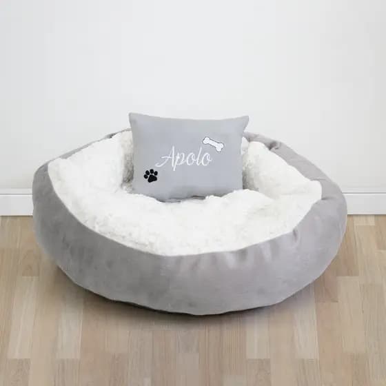 Caminha Pet P Sherpa Aconchegante | Cama para Cachorro e Gato | Personalizado com o nome | MG