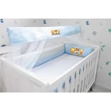 Kit Berço Light | Kit de Bebê | Kit Bordado | Kit 06 Peças | 100% Poliéster