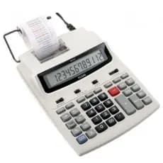 Calculadora de Mesa Elgin 12Dígitos com Bobina Visor Impressora Rápida Fácil Uso Profissional MR6125