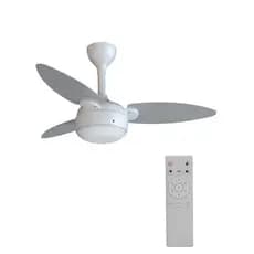 Ventilador de Teto Ventisol Elluz Inverter Potente 3 Pás 6 Velocidades Bivolt