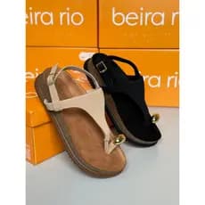 Sandália Papete Beira Rio Lisboa de Dedo com Palmilha Anatômica Conforto 8524.109
