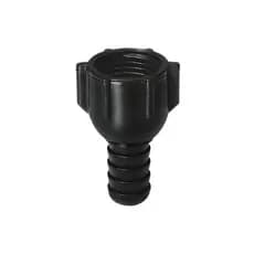 24 Unidades De Bico Para Torneira Jardim Com Bitola 1/2" Preto Durín
