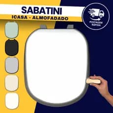 Assento Sanitário Sabatini Icasa Banheiro Almofadado Luxo Durín
