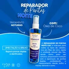 Reparador de Pontas Noite Cachos e Cia 60ml