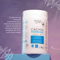 Cachos e Cia - Ativador e Modelador de Cachos Blend de Aminoácidos e Óleo de Rosa Mosqueta 1kg