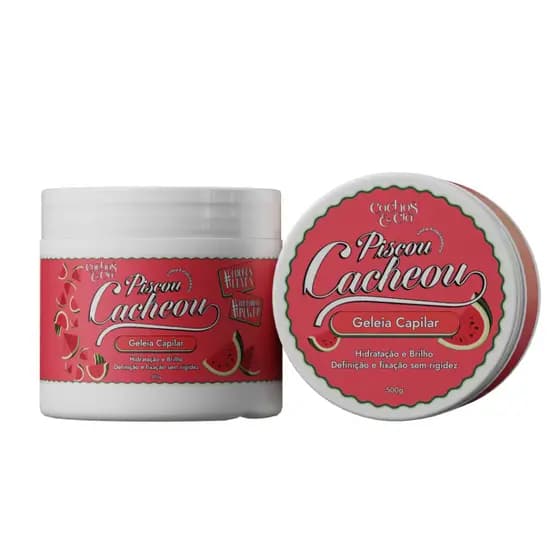 Geleia Capilar Piscou Cacheou Cachos e Cia 500g