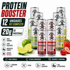Moving Protein Booster 20g Proteínas Lata Suplemento Whey Bcaa 12x310ml