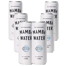 Água Mamba Water Mineral Natural Sem Gás Premium Lata 6x350ml