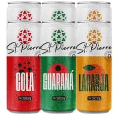 Refrigerante St Pierre Zero Açúcares Todos Sabores Pack 6x310ml