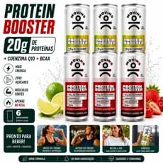 Moving Protein Booster Lata 20g Proteínas Com Bcaa Pack 6x310Ml