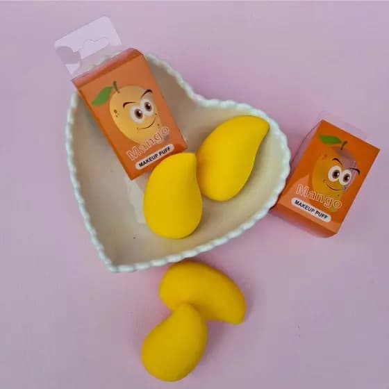 ESPONJA MANGO PARA BASE, MAQUIAGEM.