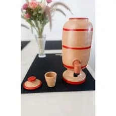 Mini Filtro De Barro Para Cachaça E Bebidas Sempre Fresca Capacidade de 900 ml
