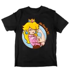 Camisa Camiseta Treino Princesa Super Mario Algodao Confortavel