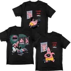 Camisa Camiseta Patrick Estrela Maromba Academia Algodao Unissex