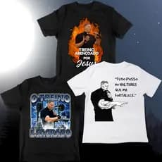 Camiseta Padre Marcelo Rossi Maromba  O Treino é sagrado Academia Unissex masculino e feminino