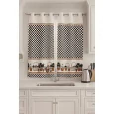 Cortina Para Cozinha Estampada Decoraçao 2,00 x 1,40