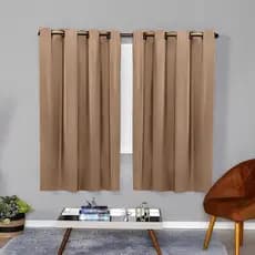 Cortina 100% Corta Luz Tecido Blackout Blecaute 2.00m x 1,40m Premium Para Varão Com Ilhós mudar