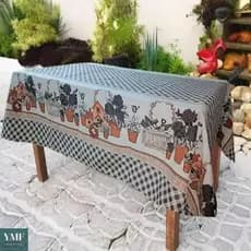 Toalha Para Mesa Estampada De Oxford Tecido Alta Qualidade Resistente Com Bainha Perfeita Vários Tamanhos