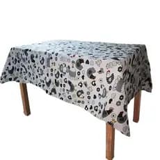 Toalha De Mesa Estampada Tamanho 1,00x1,40m Oxford Lindo de Alta Qualidade Mesa Posta Com Bainha