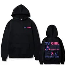 Moletom Canguru Unissex Estampa TV Girl  Blusa Confortável De Algodão Banda Indie Pop
