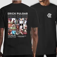 PROMOÇAÕ Camiseta Jogador Erick Pulgar Futebol Clube Bola Esporte Básica100% Algodão