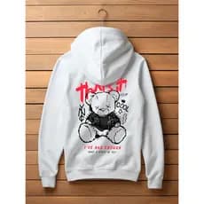 Blusa de Frio Moletom Casaco Masculino e Feminino Urso Blusão Canguru Jaqueta Flanelada Super Macia e Confortável