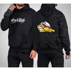 Moletom Blusa de Frio Osascorte e Pato Raivoso Motoqueiro Grau Agasalho