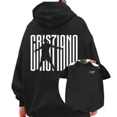 Blusa de Moletom Blusa Cristiano Ronaldo Cr7 Unissex Streetwear Lançamento 2024 Envio Imediato