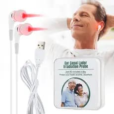 Canal De Ouvido Laser Fisioterapia Zumbido Orelha Terapia LLLT Irradiação Earplug Otite Mídia Tratamento Surdez