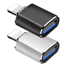 Adaptador 3.0 OTG Para iPh14 13 12 11Pro iPad 8 Pinos USB Forte Conversor De Unidade Flash