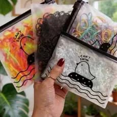 Elásticos de Cabelo 1000 Unidades Coloridos Liguinha Kit Xuxinhas Infantil Para Trança Penteados