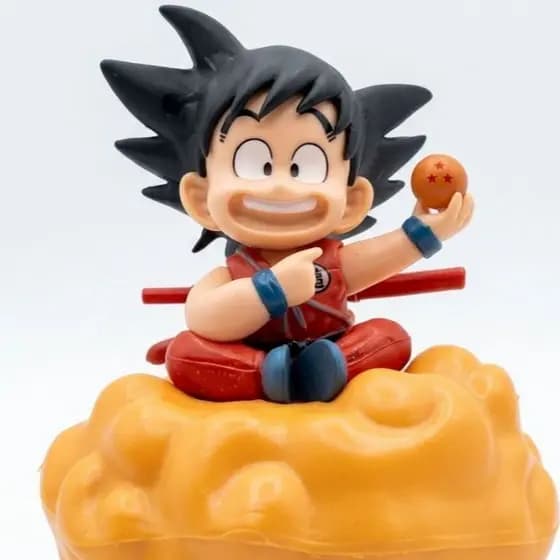 Figure Goku 12cm Criança Esfera do Dragão Nuvem Kinto-un Colecionável