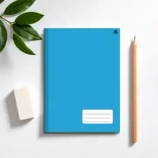 📘✨ Caderno Pequeno Costurado Capa Dura Azul – 96 Folhas ✅ Ideal para quem busca praticidade