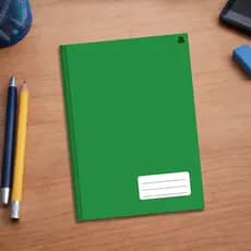 📒✨ Caderno Pequeno Costurado Capa Dura Verde – 96 Folhas ✅ Organização, resistência e praticidade para o dia a dia!
