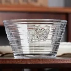 Cj 4 Bowls Lines Butterfly 10,5cm Cristal - Wolff