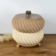 Kit com 2 Porta-Joias Empilháveis