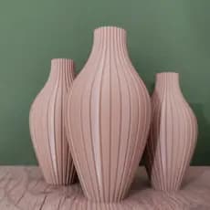 Kit com 2 OU  3 Vasos Decorativos Modernos