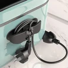 Kit Com 5 Suporte Do Cabo Clipe Universal O Invólucro Cord Organizador Para Cabos De Armazenamento