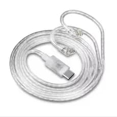 Cabo KZ USB-C OFC Banhado a Prata Premium Com Ou sem Microfone Lançamento 2025