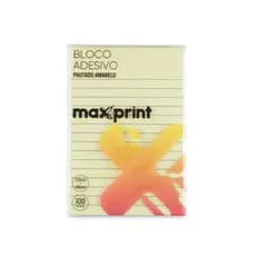 Bloco Adesivo Maxprint Pautado 148mm x 102mm - 100 Folhas, Anotações e Organização