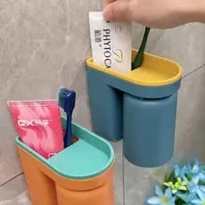 Porta Escova De Dentes Copo De Sem Perfuração SAZ