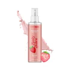 Body Splash de Morango 200 ML Dermachem Alta Fixação Linha Body Juice