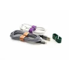 Kit Organizador de Cabos Premium Multiuso Anti Nó para Gaveta Mochila e Mesa para USB e carregadores