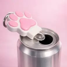 ABRIDOR DE LATA EM FORMATO DE PATA GATINHO CACHORRO SOS NAILS UNHAS SEGURAS