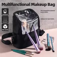 Crossbody Removível De PVC Transparente À Prova D'água Multiuso Bolsa Para Maquiagem , Papelaria , Produtos De Higiene P