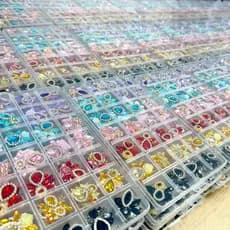 Gemas Faciais 3D Autoadesivas Misturam Adesivos Corporais Para Testa Festival Joias Maquiagem