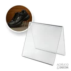 Kit Expositor de Vitrine para Calçados - Suporte para Sapato, Sandália - Display de Tênis, Loja