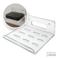 Suporte para Roteador / Modem - Decoração Prateleira, Casa, Sala, Escritório Home Office (Expositor)