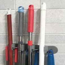 Suporte de Parede para Rodo Pá Vassoura Super Resistente e Prático com Bucha e Parafuso